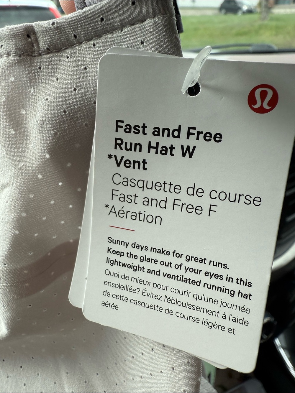 Lululemon Fast and Free Running Hat NWT Green Black Marbled - Picture 5 of 7